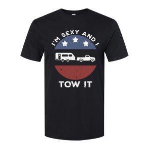 Camping RV Im Sexy And I Tow It Softstyle CVC T-Shirt