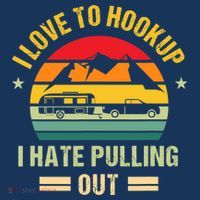 Camping RV I Love To Hookup I Hate Pulling Out Camping Retro Mesh Reversible Basketball Jersey Tank