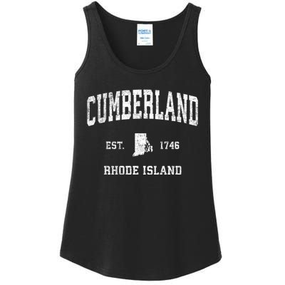 Cumberland Rhode Island Ri Vintage Sports Ladies Essential Tank