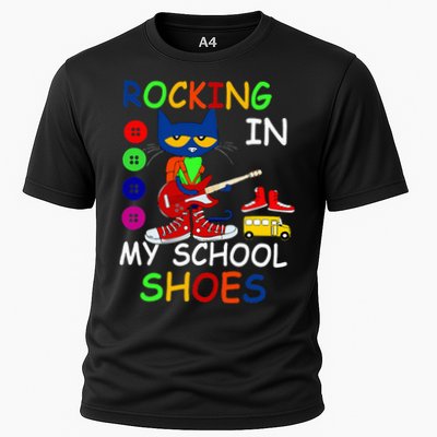 Cat Rocking In My School Shoes Back To School Performance Shirt