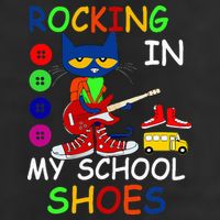 Cat Rocking In My School Shoes Back To School Adult Drive Performance Visor