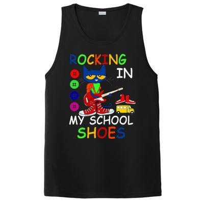 Cat Rocking In My School Shoes Back To School PosiCharge Competitor Tank