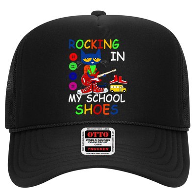 Cat Rocking In My School Shoes Back To School Trucker Hat