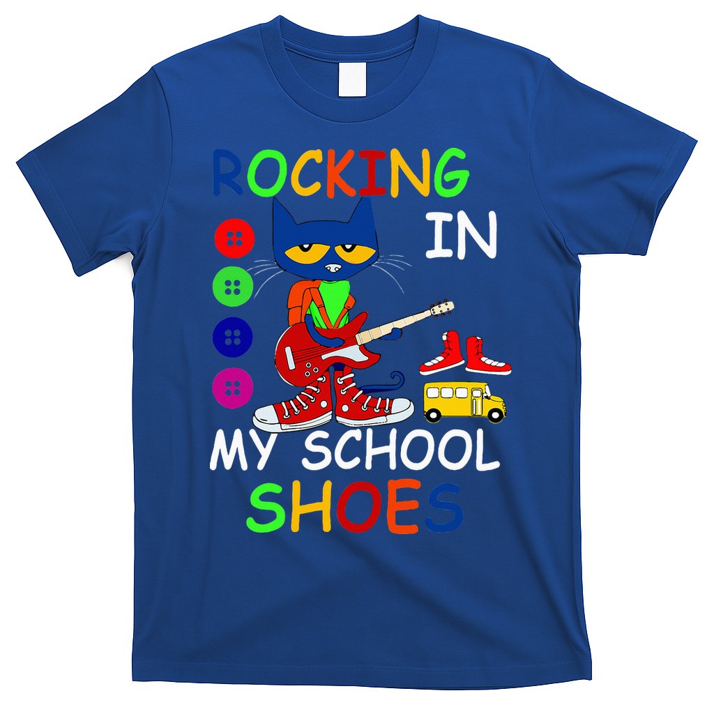 Cat Rocking In My School Shoes Back To School T-Shirt
