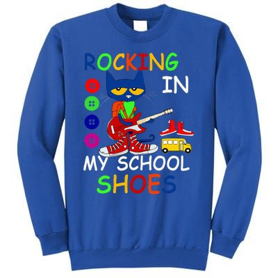 Cat Rocking In My School Shoes Back To School Tall Sweatshirt