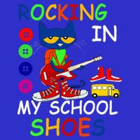 Cat Rocking In My School Shoes Back To School Kids T-Shirt