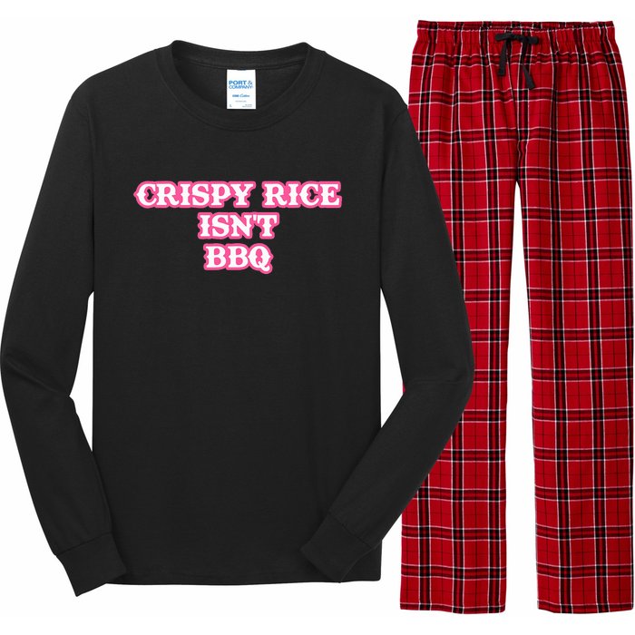 Crispy Rice IsnT Bbq Long Sleeve Pajama Set