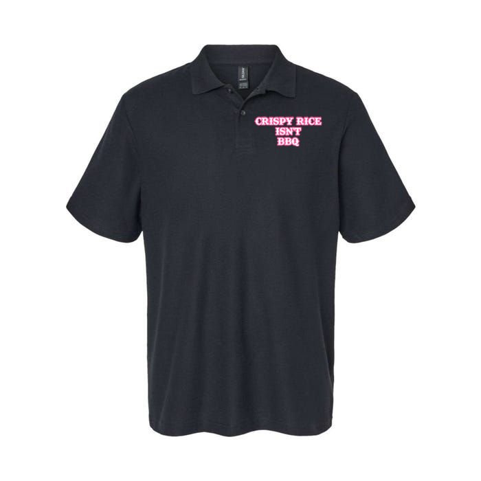 Crispy Rice IsnT Bbq Softstyle Adult Sport Polo