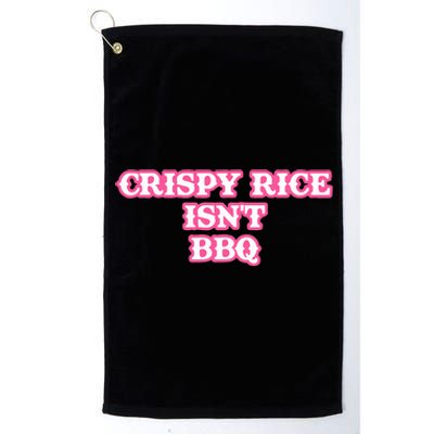 Crispy Rice IsnT Bbq Platinum Collection Golf Towel