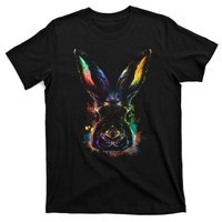 Colorful Rabbit Illustration T-Shirt