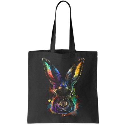 Colorful Rabbit Illustration Bag