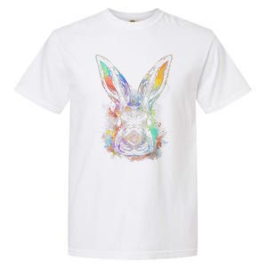 Colorful Rabbit Illustration Garment-Dyed Heavyweight T-Shirt