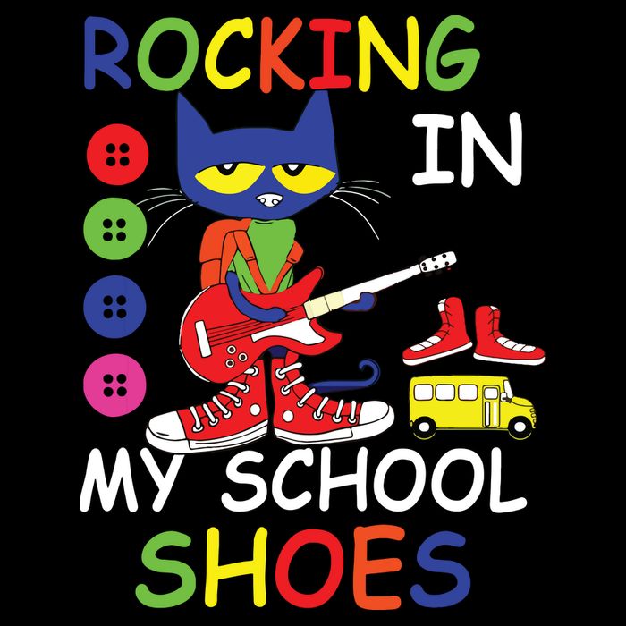 Cat Rocking In My School Shoes Back To School For Kids Impact Tech Backpack