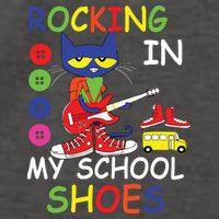 Cat Rocking In My School Shoes Back To School For Kids Vector Backpack