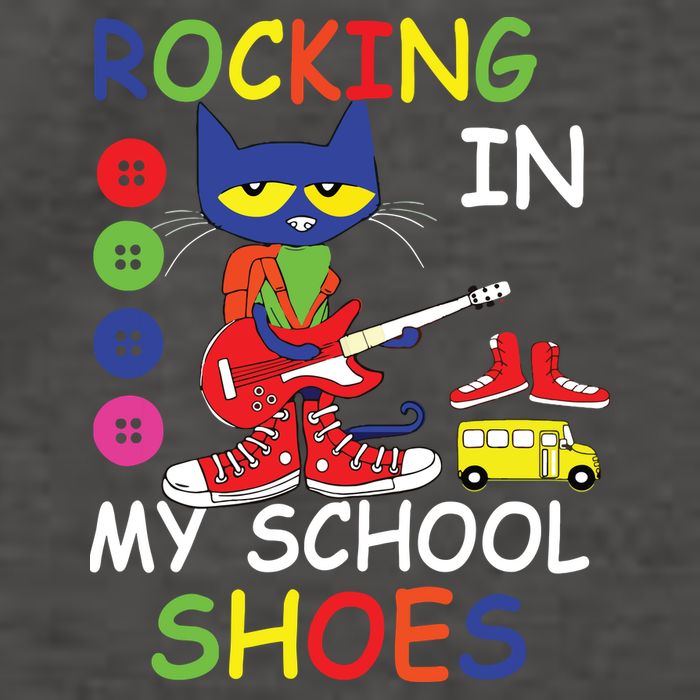 Cat Rocking In My School Shoes Back To School For Kids Vector Backpack