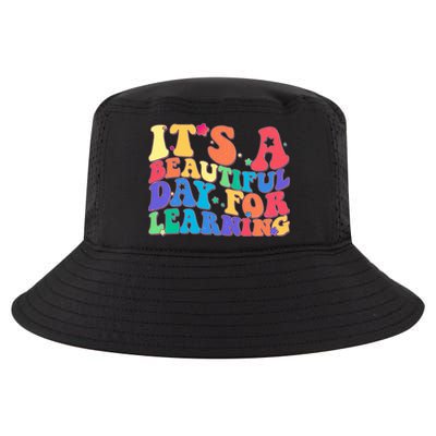 Colorful Retro It's A Beautiful Day For Learning Cool Comfort Performance Bucket Hat