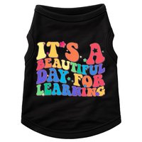 Colorful Retro It's A Beautiful Day For Learning Doggie Tank