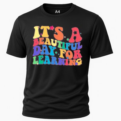 Colorful Retro It's A Beautiful Day For Learning Performance Shirt