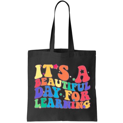 Colorful Retro It's A Beautiful Day For Learning Bag