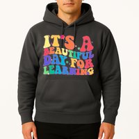 Colorful Retro It's A Beautiful Day For Learning Hoodie