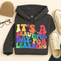 Colorful Retro It's A Beautiful Day For Learning Hoodie