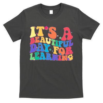 Colorful Retro It's A Beautiful Day For Learning T-Shirt