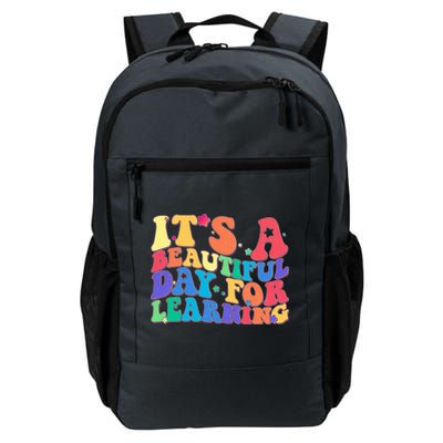 Colorful Retro It's A Beautiful Day For Learning Backpack