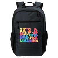 Colorful Retro It's A Beautiful Day For Learning Backpack