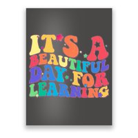 Colorful Retro It's A Beautiful Day For Learning Poster