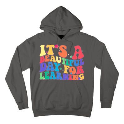 Colorful Retro It's A Beautiful Day For Learning Tall Hoodie