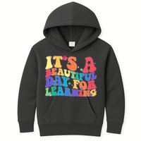 Colorful Retro It's A Beautiful Day For Learning Kids Hoodie