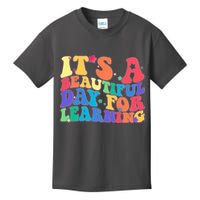 Colorful Retro It's A Beautiful Day For Learning Kids T-Shirt