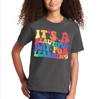 Colorful Retro It's A Beautiful Day For Learning Kids T-Shirt