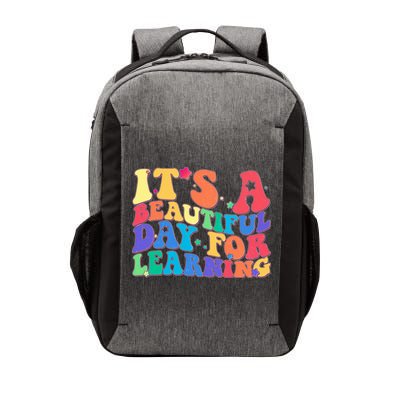 Colorful Retro It's A Beautiful Day For Learning Vector Backpack