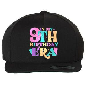 Cute Retro In My 9th Birthday Era Wool Snapback Cap