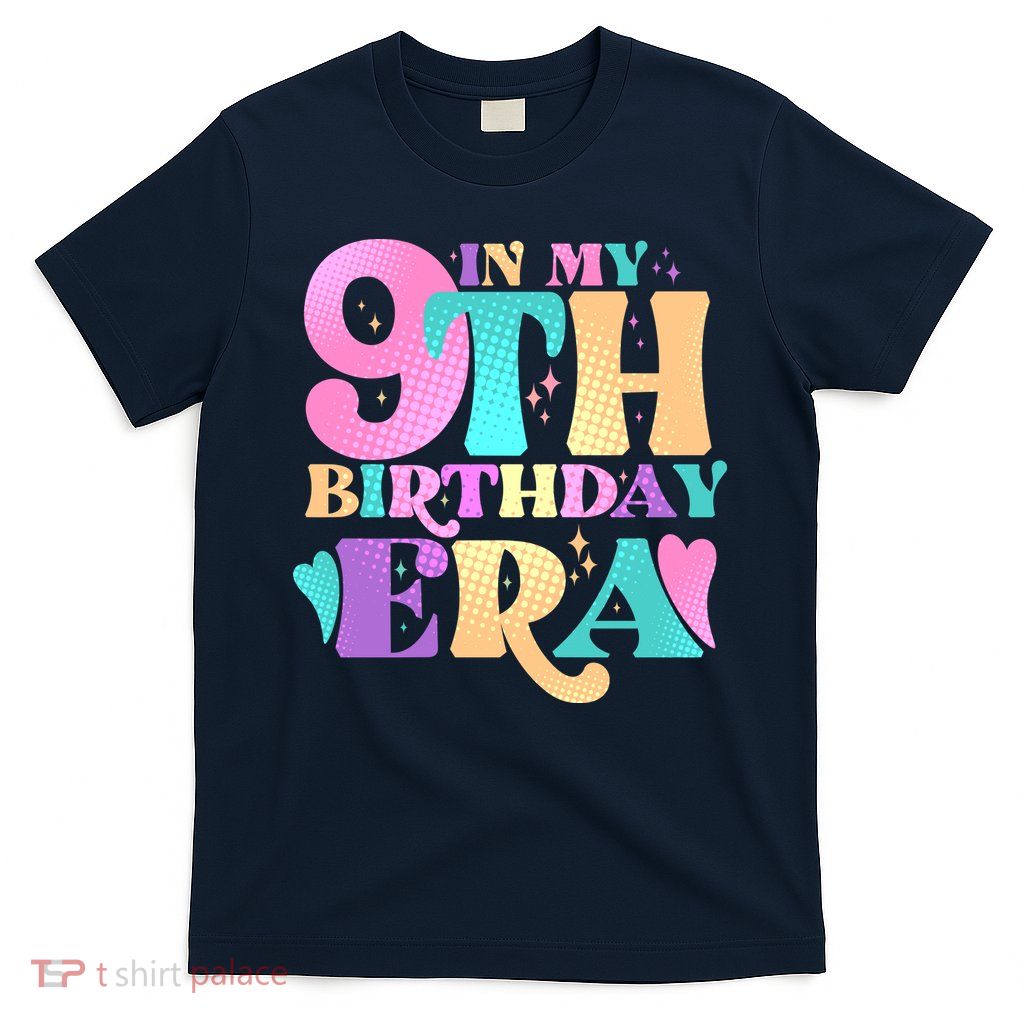 Cute Retro In My 9th Birthday Era T-Shirt