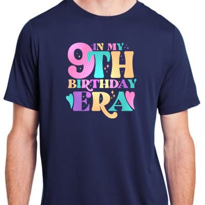 Cute Retro In My 9th Birthday Era Adult ChromaSoft Performance T-Shirt