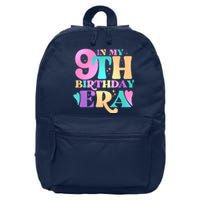 Cute Retro In My 9th Birthday Era 16 in Basic Backpack