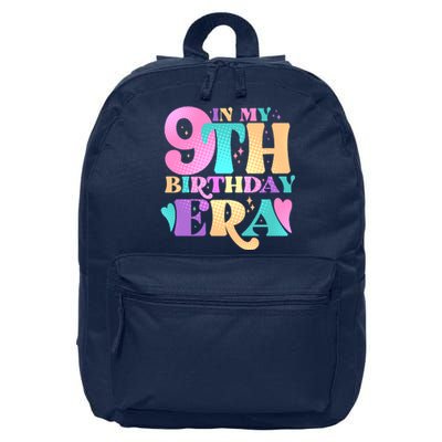 Cute Retro In My 9th Birthday Era 16 in Basic Backpack