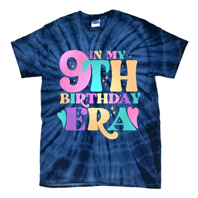 Cute Retro In My 9th Birthday Era Tie-Dye T-Shirt