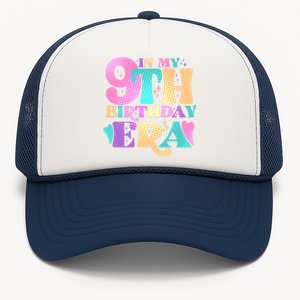 Cute Retro In My 9th Birthday Era Trucker Hat