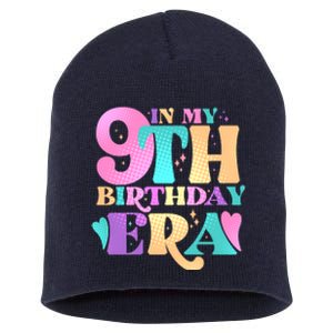 Cute Retro In My 9th Birthday Era Short Acrylic Beanie