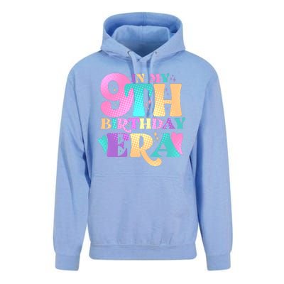 Cute Retro In My 9th Birthday Era Unisex Surf Hoodie