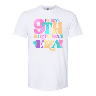 Cute Retro In My 9th Birthday Era Softstyle CVC T-Shirt