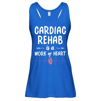 Cardiac Rehab Is A Work Of Heart Meaningful Gift Ladies Essential Flowy Tank