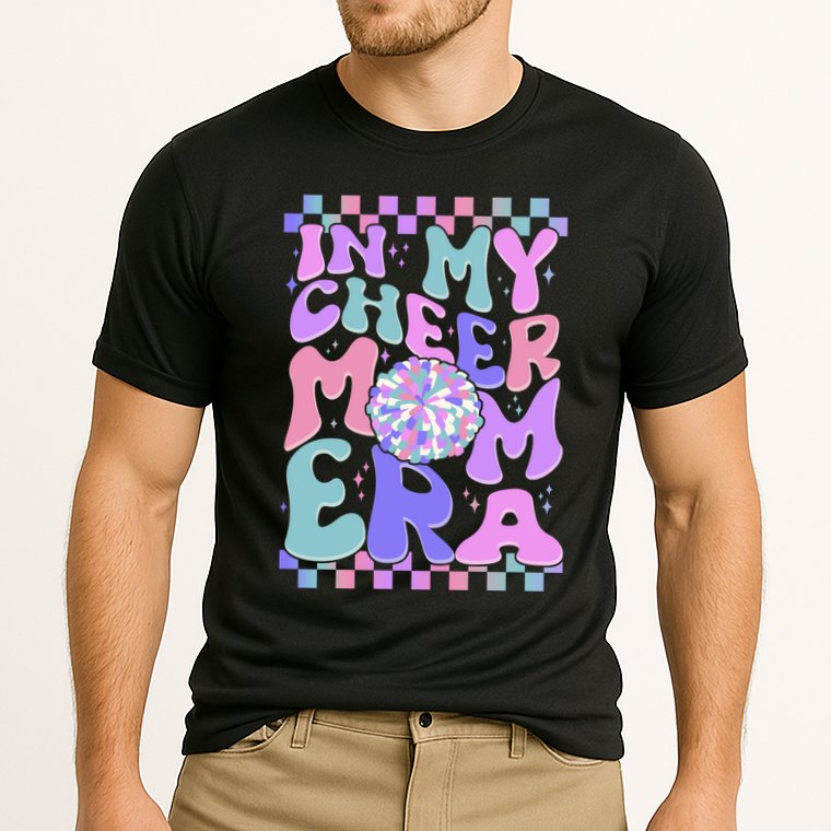 Cute Retro In My Cheer Mom Era Cooling Performance Crew T-Shirt