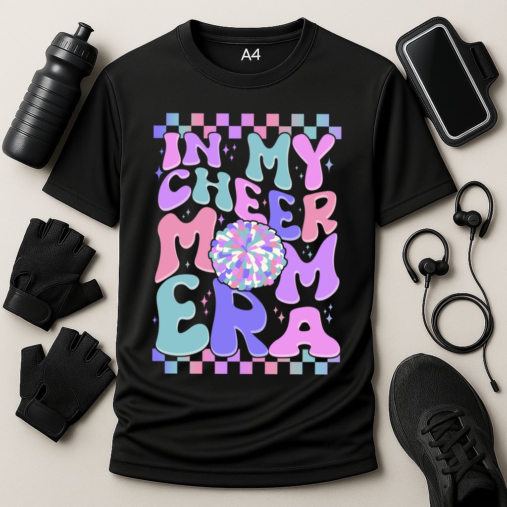 Cute Retro In My Cheer Mom Era Cooling Performance Crew T-Shirt
