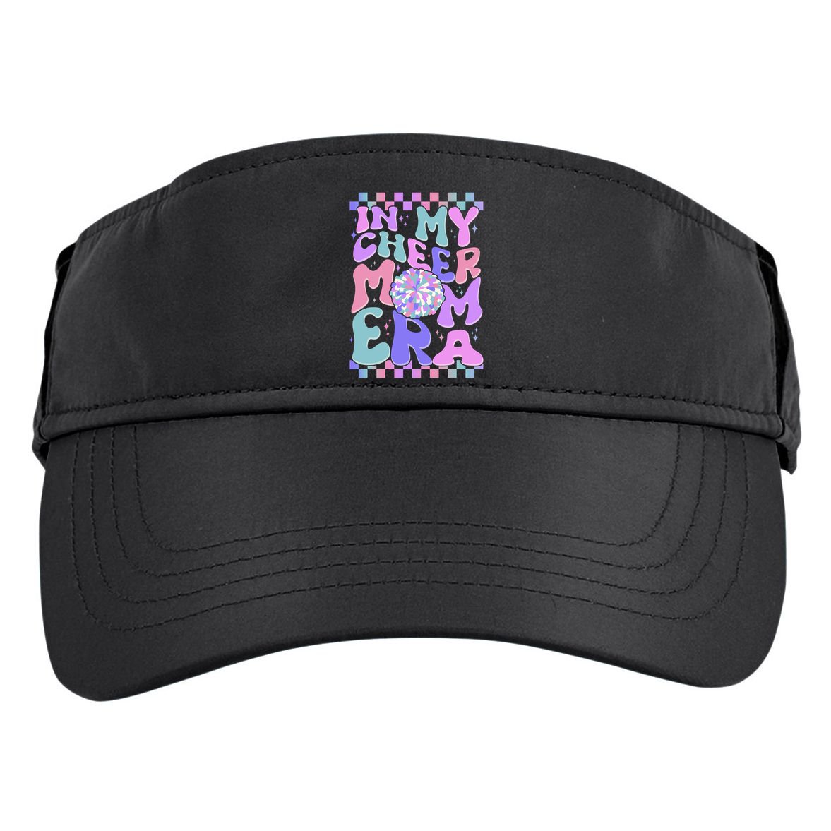 Cute Retro In My Cheer Mom Era Adult Drive Performance Visor
