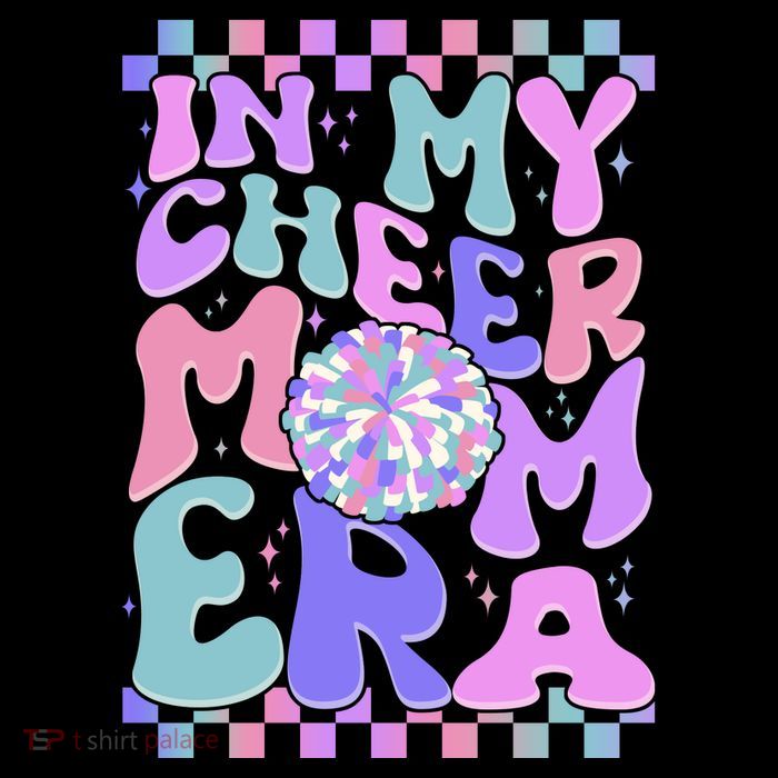 Cute Retro In My Cheer Mom Era Flatbill Hat