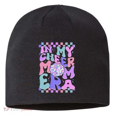 Cute Retro In My Cheer Mom Era Sustainable Beanie